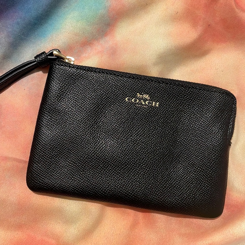 Brand New black Coach wristlet